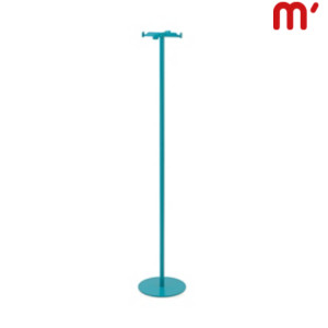 CAIMI Appendiabiti da terra Met'All, 4 posti, Finitura Opaca, Struttura Blu Acqua, Pomoli Blu Acqua CAIMI Appendiabiti da terra Met'All, 4 posti, Finitura Opaca, Struttura Blu Acqua, Pomoli Blu Acqua