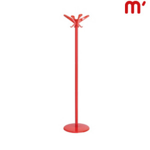 CAIMI Appendiabiti da terra Swing, 8 posti, Finitura Lucida, Struttura Arancione Rosso, Pomoli Arancione Rosso CAIMI Appendiabiti da terra Swing, 8 posti, Finitura Lucida, Struttura Arancione Rosso, Pomoli Arancione Rosso