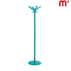 CAIMI Appendiabiti da terra Swing, 8 posti, Finitura Lucida, Struttura Blu Acqua, Pomoli Blu Acqua CAIMI Appendiabiti da terra Swing, 8 posti, Finitura Lucida, Struttura Blu Acqua, Pomoli Blu Acqua