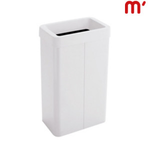 CAIMI Cestone per la raccolta differenziata Maxi, 41 x 26,5 x 70 cm, Capacità 70 l, Fusto Bianco, Testa Grigia CAIMI Cestone per la raccolta differenziata Maxi, 41 x 26,5 x 70 cm, Capacità 70 l, Fusto Bianco, Testa Grigia