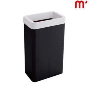 CAIMI Cestone per la raccolta differenziata Maxi, 41 x 26,5 x 70 cm, Capacità 70 l, Fusto Nero, Testa Grigia CAIMI Cestone per la raccolta differenziata Maxi, 41 x 26,5 x 70 cm, Capacità 70 l, Fusto Nero, Testa Grigia