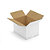 Caisse carton blanche double cannelure RAJA 38,5x28,5x25 cm - 1