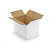 Caisse carton blanche double cannelure RAJA 58,5x38,5x40 cm - 1