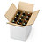 Caisse carton pour bouteilles avec croisillons - 1