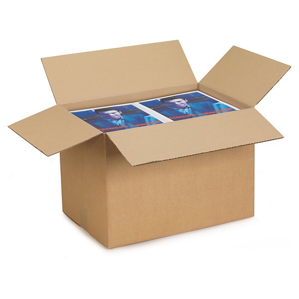 Caisse carton brune/blanche simple cannelure RAJA formats A3/A3+ - 3