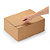 Caisse carton brune et blanche simple cannelure RAJA longueur 30 à 34,5 cm - 5