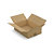 Caisse carton brune et blanche simple cannelure RAJA longueur 35 à 39 cm - 3