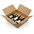 Caisse carton brune pour bouteilles avec calage carton à montage instantané - 6