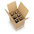 Caisse carton brune avec croisillons renforcés pour bouteilles 33 et 50 cl - 3