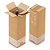 Caisse carton brune avec croisillons renforcés pour bouteilles 75 cl et magnum - 3