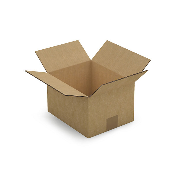 Caisse carton brune double cannelure - 25 x 20 x 15 cm - RAJA - 1