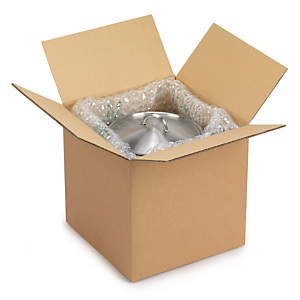 Caisse carton brune double cannelure à base carrée RAJA Caisse carton brune double cannelure à base carrée RAJA