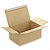 Caisse carton brune double cannelure montage instantané fermeture adhésive RAJA 29x19x18 cm - 2