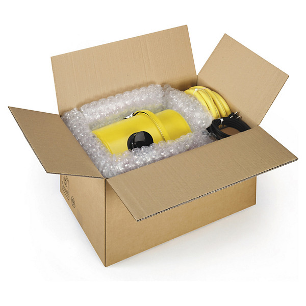 Caisse carton brune double cannelure à montage instantané RAJA 59x39x18 cm - 1