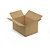 Caisse carton brune double cannelure RAJA 100x70x50 cm - 1