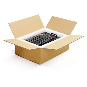 Caisse carton brune double cannelure RAJA de 200 à 400 mm de long Caisse carton brune double cannelure RAJA de 200 à 400 mm de long