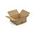 Caisse carton brune double cannelure RAJA 25x25x10 cm - 1