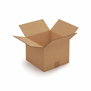 Caisse carton brune double cannelure RAJA 25x25x25 cm Caisse carton brune double cannelure RAJA 25x25x25 cm