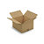 Caisse carton brune double cannelure RAJA 35x30x20 cm - 1