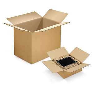 Caisse carton brune double cannelure RAJA de 50 à 65 cm Caisse carton brune double cannelure RAJA de 50 à 65 cm