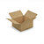 Caisse carton brune double cannelure RAJA 60x60x30 cm - 1