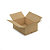 Caisse carton brune double cannelure RAJA 78x58x60 cm - 1