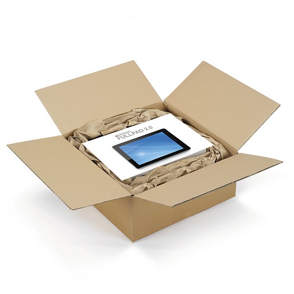 Caisse carton brune double cannelure RAJA 80x50x50 cm - 4