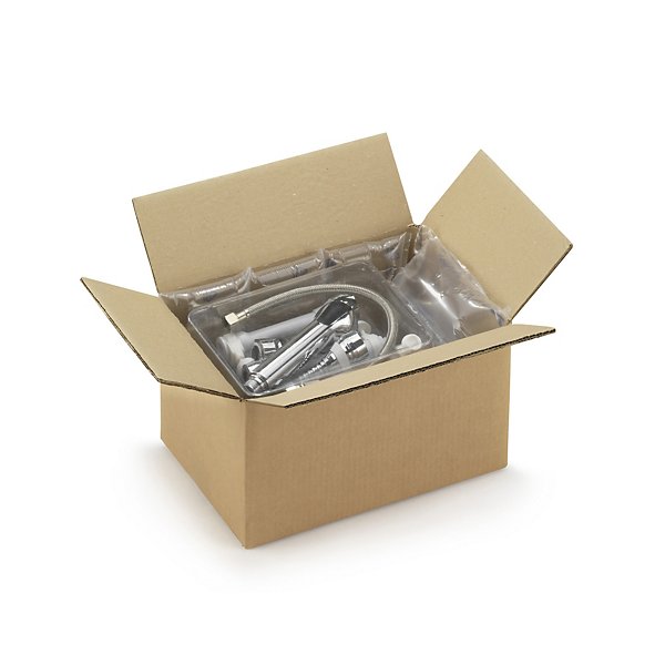 Caisse carton brune double cannelure RAJA 80x50x50 cm - 5