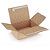 Caisse carton brune à montage instantané et fermeture adhésive "aller-retour" imprimée "Merci" - 4