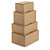 Caisse carton brune montage instantané et fermetures adhésives "aller-retour" - 4