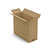 Caisse carton brune pour produit plat simple cannelure RAJA 60x25x50 cm - 4