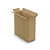Caisse carton brune pour produit plat simple cannelure RAJA 70x25x70 cm - 1
