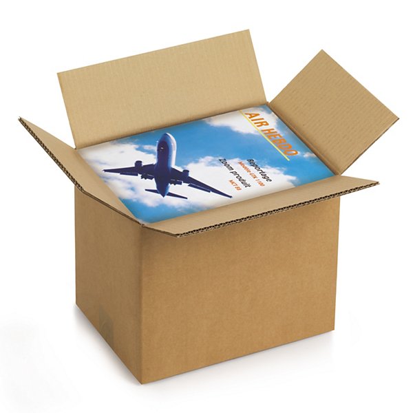 Caisse carton brune RAJA, double cannelure, 350 x 350 x 350 mm - 3