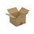 Caisse carton brune RAJA, simple cannelure, 120 x 120 x 120 mm - 2