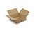 Caisse carton brune RAJA, simple cannelure, 300 x 300 x 100 mm - 1