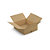 Caisse carton brune RAJA, simple cannelure, 450 x 400 x 150 mm - 1