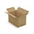 Caisse carton brune RAJA, simple cannelure, 500 x 300 x 300 mm - 1