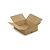 Caisse carton brune RAJA, simple cannelure, 500 x 400 x 150 mm - 1