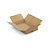 Caisse carton brune RAJA, simple cannelure, 600 x 400 x 100 mm - 1