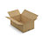 Caisse carton brune RAJA, simple cannelure, 800 x 500 x 300 mm - 1