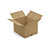 Caisse carton brune RAJA, simple cannelure, palettisable, 590 x 490 x 380 mm - 1