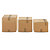 Caisse carton brune simple cannelure à hauteur variable 40x30x20/30 cm - 9
