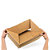 Caisse carton brune simple cannelure montage instantané fermeture adhésive 21,5x15,5x11 cm, lot de 20 - 4