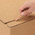 Caisse carton brune simple cannelure montage instantané fermeture adhésive 21,5x15,5x11 cm, lot de 20 - 3