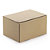 Caisse carton brune simple cannelure à montage instantané et fermeture adhésive intérieur blanc - 7