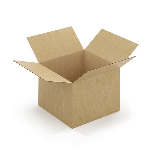 Caisse carton brune simple cannelure à montage instantané RAJA 25x25x20 cm - 3