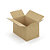 Caisse carton brune simple cannelure à montage instantané RAJA 29,5x19,5x19 cm - 1