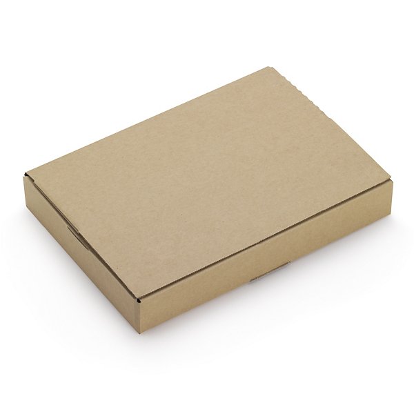 Caisse carton brune simple cannelure à montage instantané avec soufflets et fermeture adhésive - 6