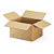 Caisse carton brune simple cannelure RAJA 10x10x10 cm - 4