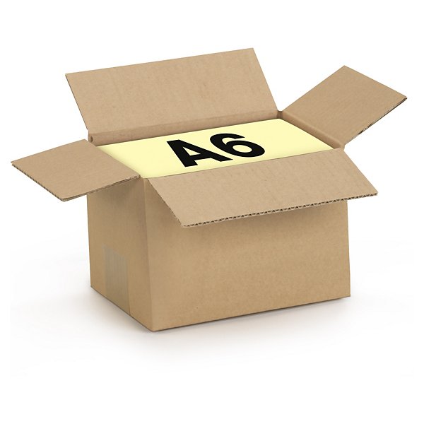 Caisse carton brune simple cannelure RAJA 18x13x12 cm - 3